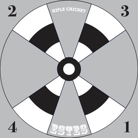 Estes Rifle Cricket Target Two