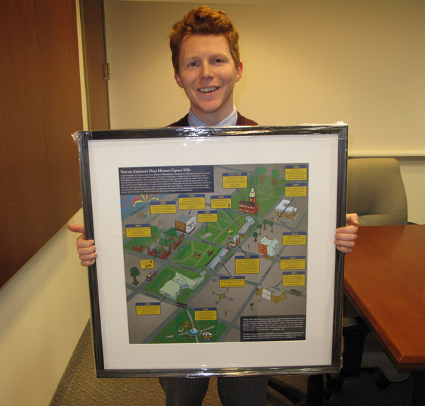 Framed Independence Mall Map