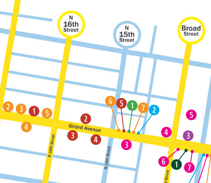 Girard Business Directory section map