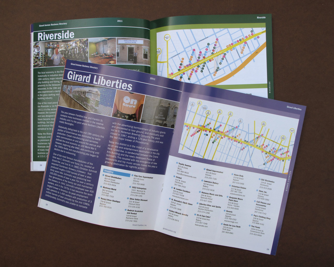 Girard Business Directory, Riverside, Girard Liberties