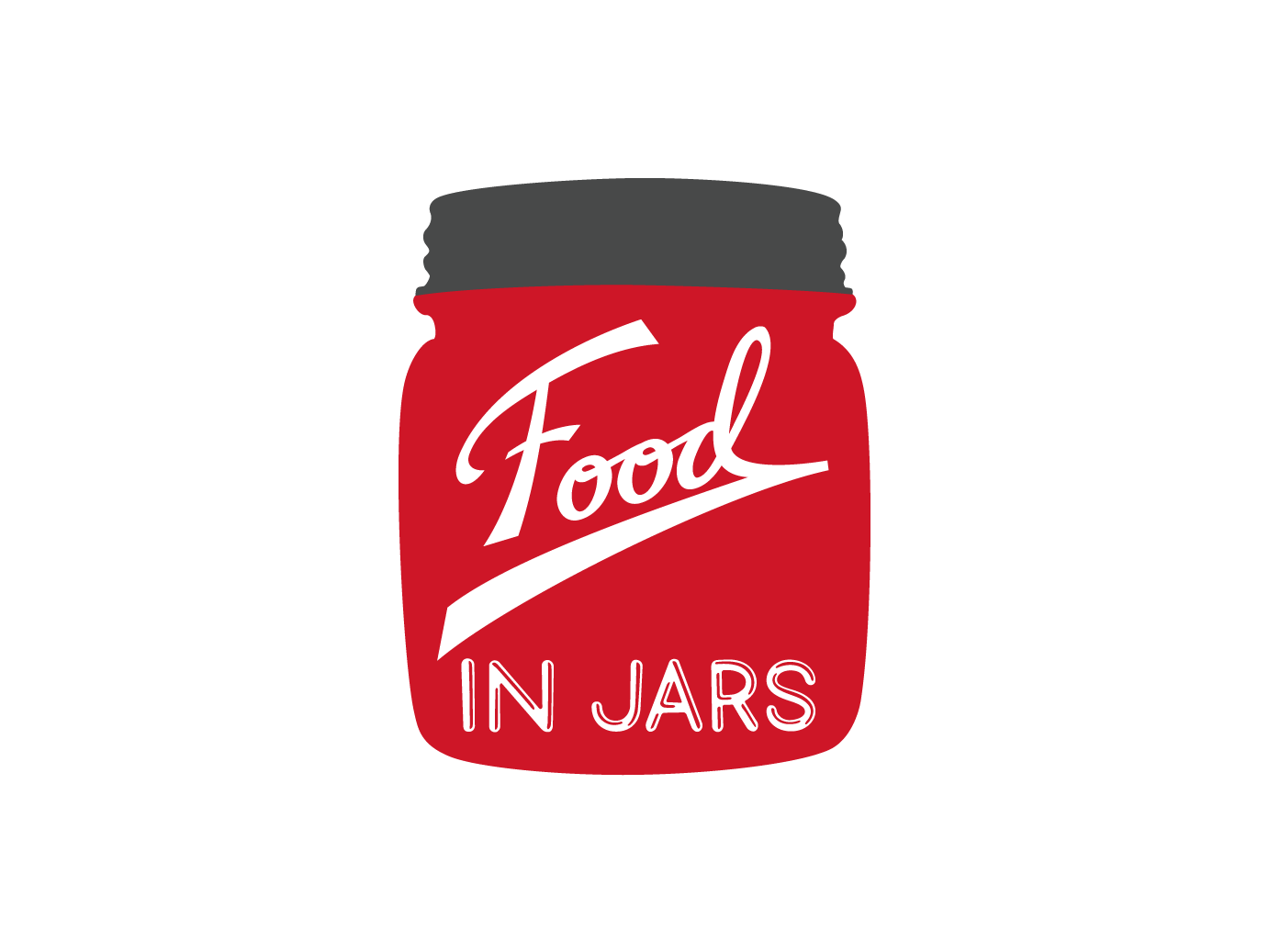 Food in Jars red