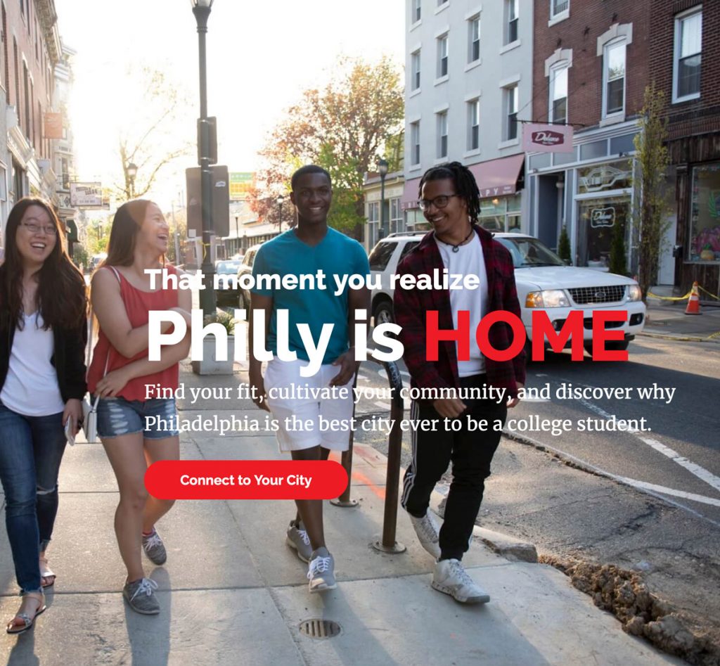 The moment you realize Philly is HOME. Find your fit, cultivate your community, and discover why Philadelphia is the best city ever to be a college student. Connect to your city.